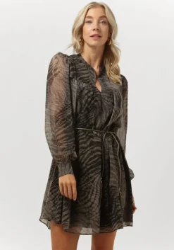 donkergroene guess mini jurk morgane dress