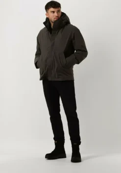 donkergroene krakatau parka's qm376
