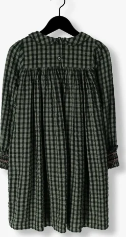 donkergroene marmar copenhagen mini jurk dabina