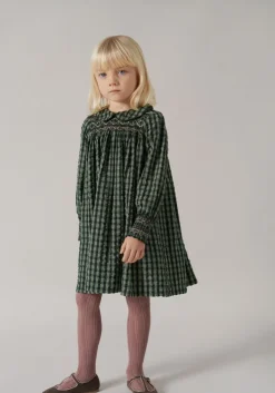 donkergroene marmar copenhagen mini jurk dabina