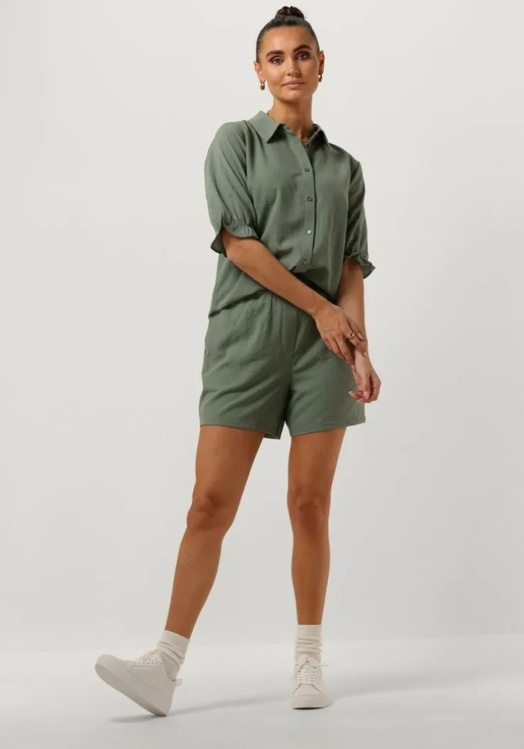 donkergroene modström broeken huntleymd shorts