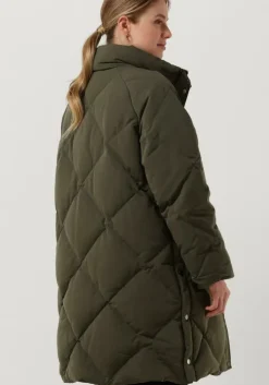 donkergroene modström gewatteerde jas scarlett jacket