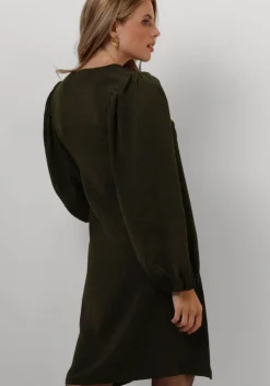 donkergroene modström mini jurk karlimd short dress