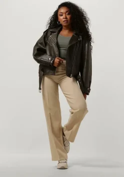 donkergroene modström top daemd top