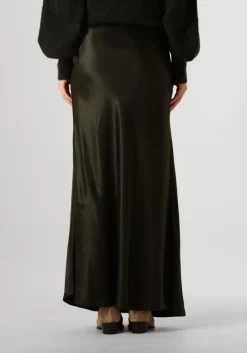 donkergroene my essential wardrobe maxirok estellemw long skirt