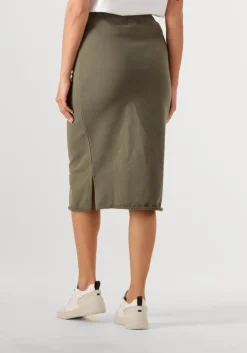donkergroene penn & ink midirok skirt