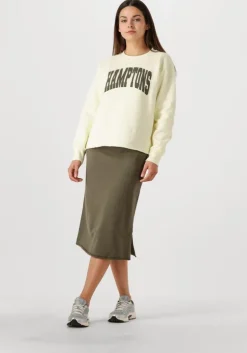 donkergroene penn & ink midirok skirt