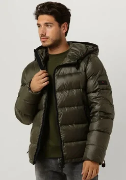 donkergroene peuterey gewatteerde jas honova nr 02