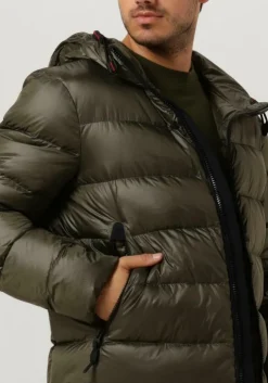 donkergroene peuterey gewatteerde jas honova nr 02