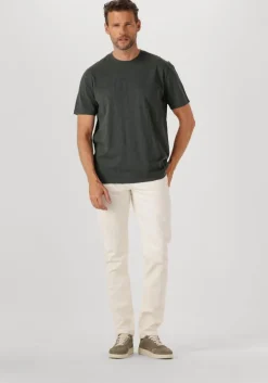 donkergroene profuomo t-shirt t-shirt crew neck ss