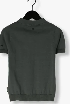 donkergroene retour polo camiel