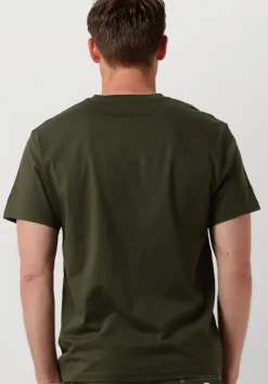 donkergroene sundek t-shirt m4s100 new simeon logo