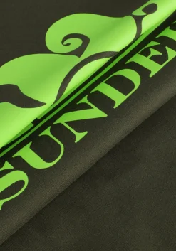 donkergroene sundek t-shirt m4s100 new simeon logo