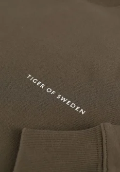 donkergroene tiger of sweden sweater emerson