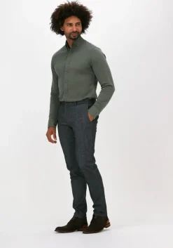 donkergroene tiger of sweden casual overhemd fenald