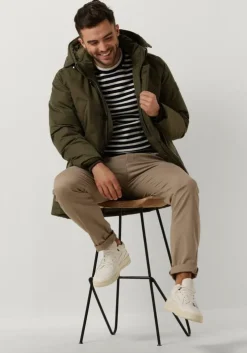 donkergroene tommy hilfiger parka's rockie non fur down parka