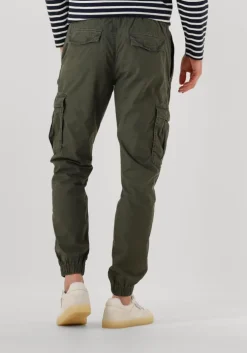 donkergroene tommy jeans chino tjm scanton cargo jogger