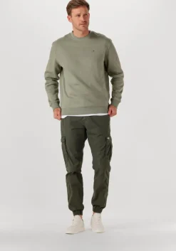 donkergroene tommy jeans chino tjm scanton cargo jogger