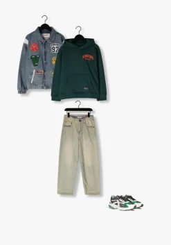 donkergroene vingino sweater icon-hoody