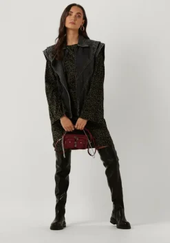 donkergroene y.a.s. mini jurk yassisma ls dress