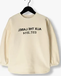 ecru alix mini mini jurk sweat dress