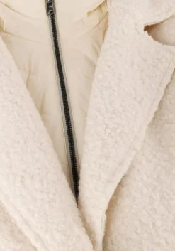 ecru beaumont gewatteerde jas tara