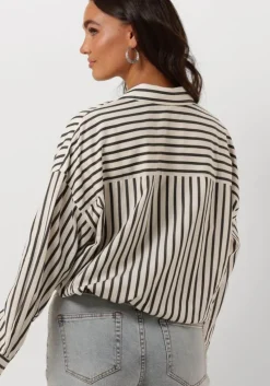 ecru catwalk junkie blouses cropped button up blouse