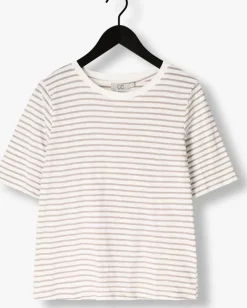 ecru cc heart t-shirt cc heart silla stripe