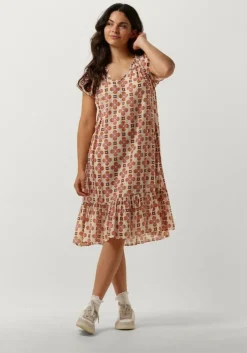 ecru co'couture midi jurk sunrise crop egypt dress