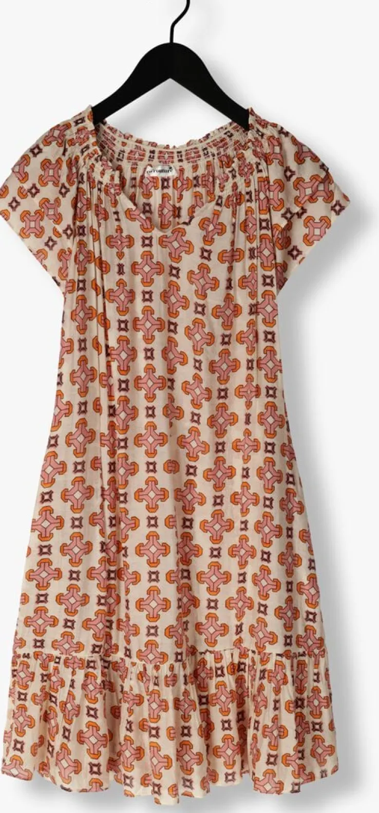 ecru co'couture midi jurk sunrise crop egypt dress