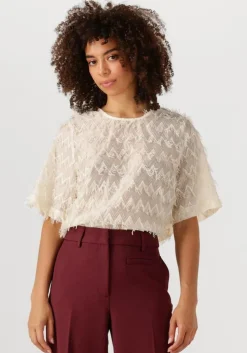 ecru co'couture top triangle blouse