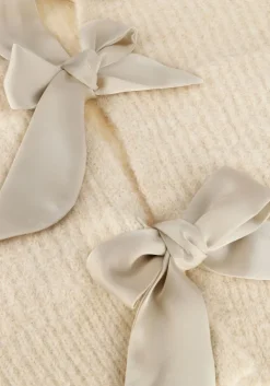 ecru co'couture trui coralie cc bow rib cardigan