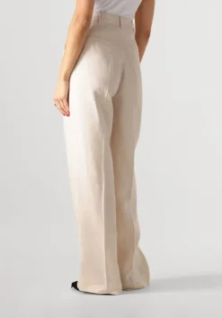 ecru copenhagen muse wijde broek nature white pant