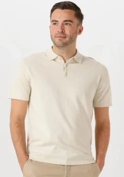 ecru dstrezzed polo camilo polo