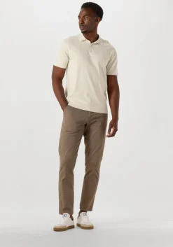 ecru dstrezzed polo camilo polo