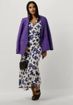 ecru fabienne chapot midi jurk nia dress