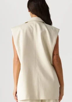 ecru gestuz gilet gzseaver sl waistcoat