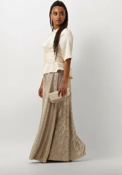 ecru gestuz top harper knot blouse