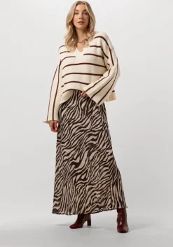 ecru gestuz trui sebagz v-neck pullover