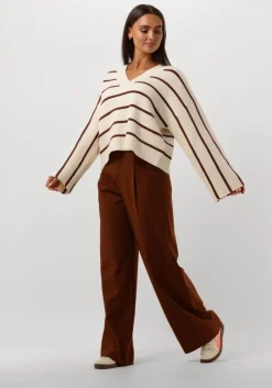ecru gestuz trui sebagz v-neck pullover