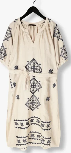 ecru greek archaic kori maxi jurk 230652