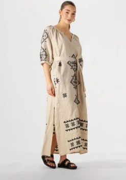 ecru greek archaic kori maxi jurk 230652