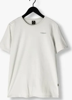 ecru g-star raw t-shirt slim base r t s/s