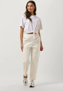 ecru knit-ted pantalon sally