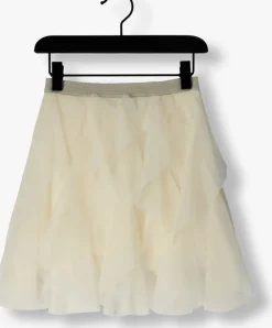 ecru like flo minirok flo mesh skirt