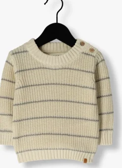 ecru lil' atelier trui nbmelen ls knit stripe lil