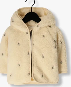 ecru lil' atelier zomerjassen nbfnalo loose sherpa jacket lil