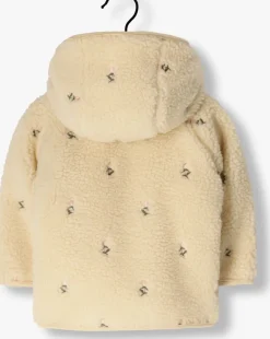 ecru lil' atelier zomerjassen nbfnalo loose sherpa jacket lil