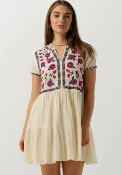 ecru louizon mini jurk ontop