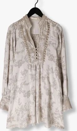 ecru mes demoiselles mini jurk ela